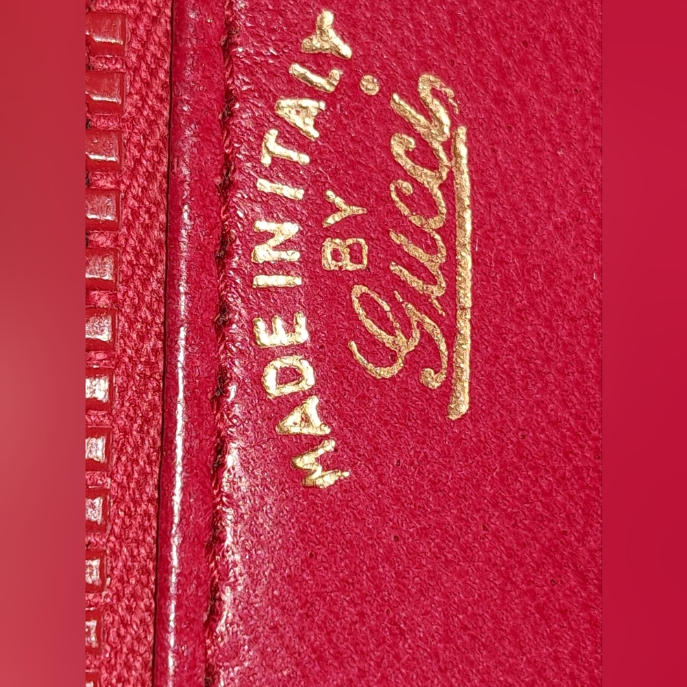 Gucci vintage suede clutch - Picture 5 of 9